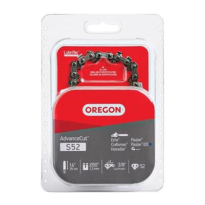 Oregon S52 Chainsaw Chain, 91VG Low-Profile Xtraguard, 14 In.