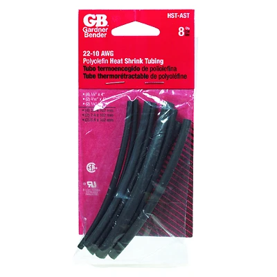 Gardner Bender HST-AST Heat Shrink Tubing Assortment, 4 In., 26-Pk.