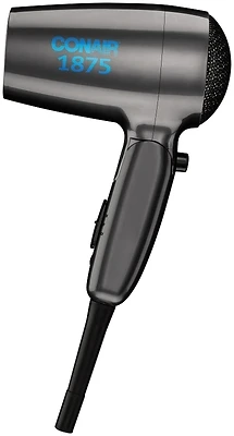 124p Folding Hair Dryer, 1875 Watts, Dual Voltage, Blue