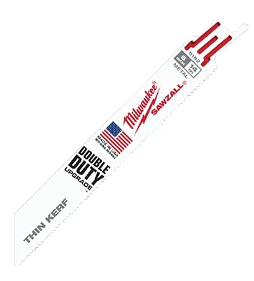 Metal-Cut Reciprocating Saw Blades, Bi-Metal, 18 TPI, 6 In., 5-Pk.