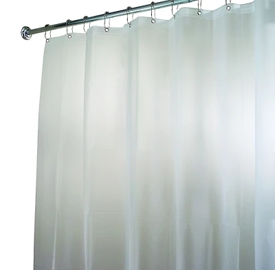 InterDesign 14752 Frost EVA Shower Curtain Liner, 72 In. x 72 In.