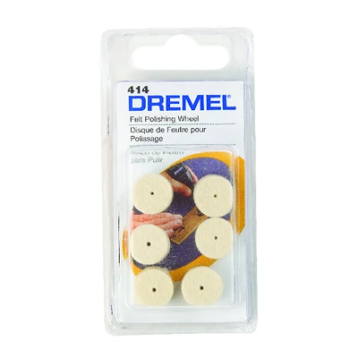 WHEEL POLISH FELT DREMEL 1/2IN
