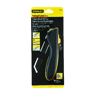Stanley Folding Pocket Saw, 6 In. Blade