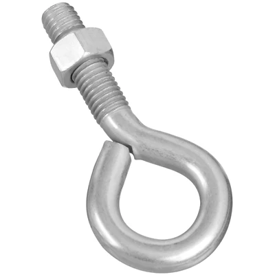 National Hardware N221-515 Eye Bolt, 1/2-13 x 1-3/4 In., Steel, Hex Nut Included