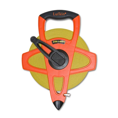 Crescent Lufkin FE200 Tape Measure, 200 Ft x 1/2 In, Fiberglass