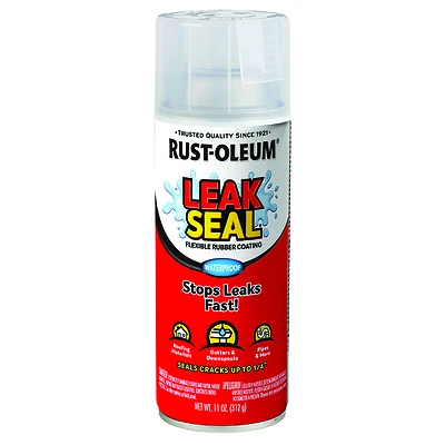 Rust-Oleum 265495 LeakSeal Spray Coating, Clear, 11 Oz