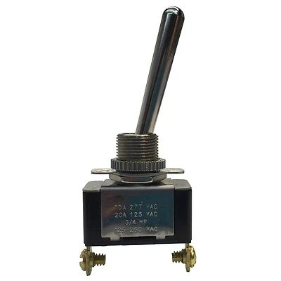 Gardner Bender GSW-11 Toggle Switch, Single-Pole/Single-Throw, 20A/125V, 3/4-HP
