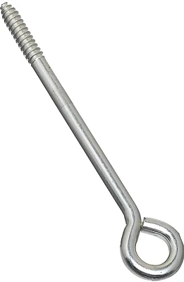 National Hardware N220-715 Lag Screw Eye, 3/8 x 8 In., Zinc
