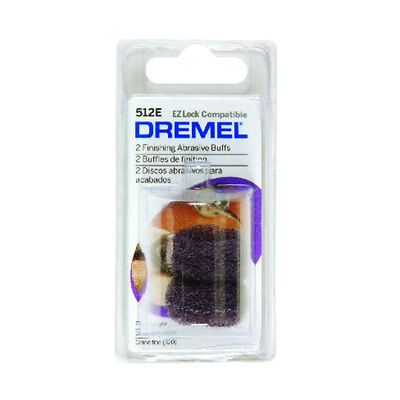 Dremel EZ Lock Series 512E Abrasive Buff, 1 in Dia, 7/64 in Thick, Steel