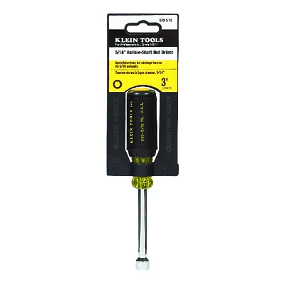 Klein Tools 630-5/16 Nut Driver, 5/16-In., Cushion-Grip, 6-3/4 In.