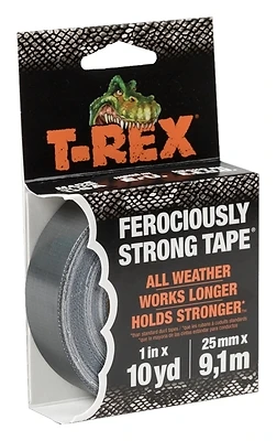 T-Rex 241330 Duct Tape, Gray, 1 In. x 10 Yds.