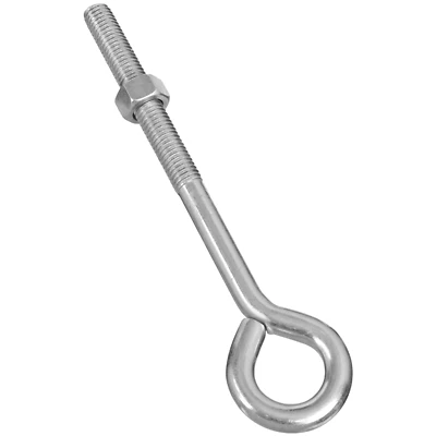 National Hardware N221-325 Eye Bolt With Nut, 1/2-13 Thread, 3-3/4 In