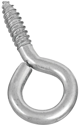 National Hardware N220-558 Screw Eye, #0, Zinc-Plated Steel, 2.88 In., 150 Lb