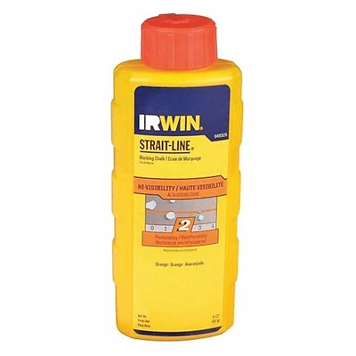 Irwin 64905ZR Strait-Line Marking Chalk Refill, Fluorescent Orange, 8 Oz.