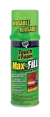 Dap 7565000043 Max Fill Triple Expansion Foam Sealant, 12 oz.