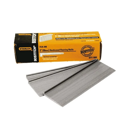 Bostitch FLN-200 Flooring Cleats, 2 In, 16 Ga, 1000-Count