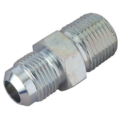 Steel Male Pipe Union, 1/2 In. O.D. Flare x 1/2 M.I.P.