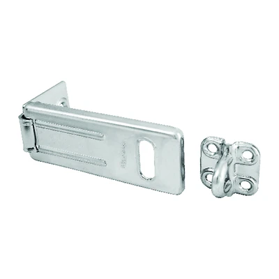 Master Lock 703D Security Hasp, 3-1/2 In., Zinc-Plated Steel