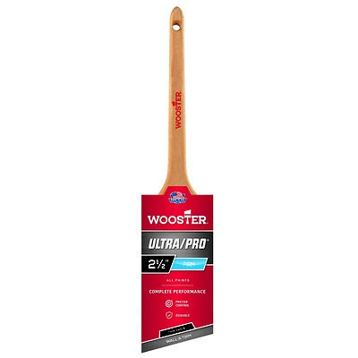 Wooster 4181-2.5 Ultra/Pro Firm Angle Sash Paint Brush, 2-1/2 In.