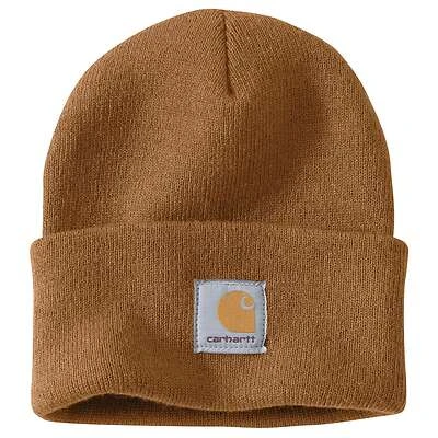 Carhartt A18-BRN-OFA Watch Hat, Acrylic, Brown, One Size