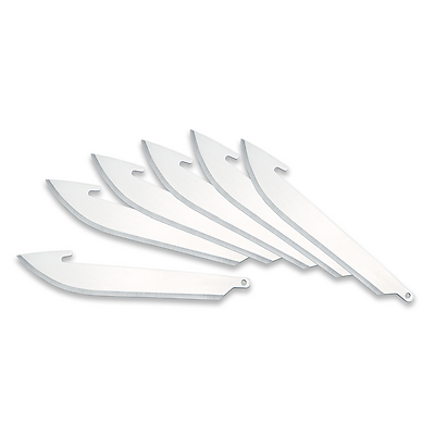 Outdoor Edge RR-6 Razor-Lite Replacement Blades, 3.5 In., 6-Pack