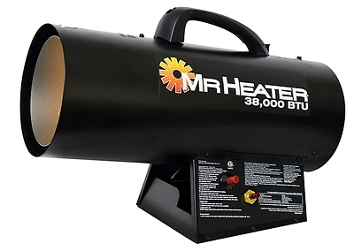 Mr. Heater F271350 Propane Forced Air Heater, 38,000 Btu, 950 Sq Ft