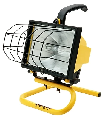 Designers Edge L20 Halogen Work Light With Stand, 500W, 8000 Lumens