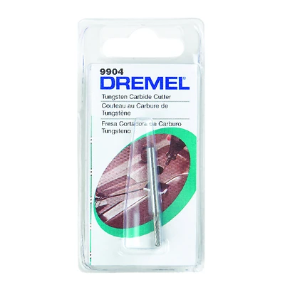 Dremel 9904 Cutter, 3/32 in Dia, 1-1/2 in L, 1 in Dia Shank, Tungsten Carbide