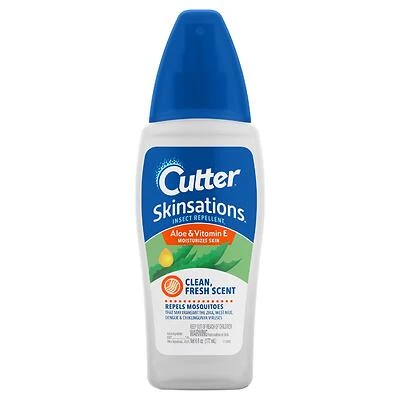 Cutter 54010 Skinsations Insect Repellent, 6 Oz. Pump Spray