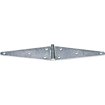 National Hardware N127-878 Strap Hinge, Zinc, 10 In., 8-Hole