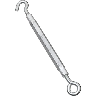 National Hardware 2172BC Turnbuckle, Hook & Eye, Zinc, 3/8 x 16 In.