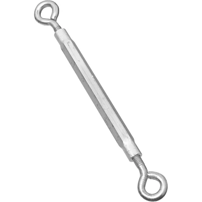 National Hardware Turnbuckle, Eye & Eye, Zinc, 3/8 x 16 In., 215 lb