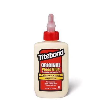 Titebond 5062 Original Wood Glue, Yellow, 4-Oz. Bottle