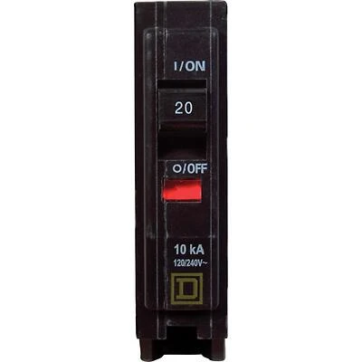 Square D QO120CP 20-Amp Single-Pole Circuit Breaker
