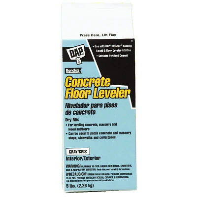 Dap 10414 Bondex Concrete Floor Leveler, Gray, 5 Lb