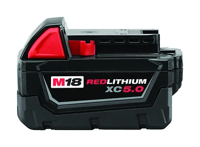 Milwaukee 48-11-1850 M18 Redlithium XC 18V Lithium-Ion Battery Pack, 5.0 Ah