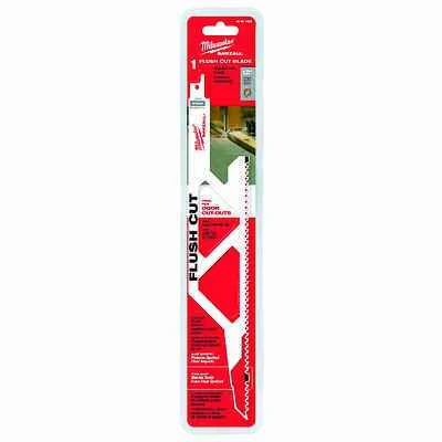 Milwaukee 48-00-1600 Reciprocating Saw Blade, 2-1/8 in W, 12 in L, 5 TPI, Steel Cutting Edge