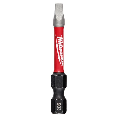 Milwaukee 48-32-4473 Shockwave #3 Square Recess Power Bit, 2 In.