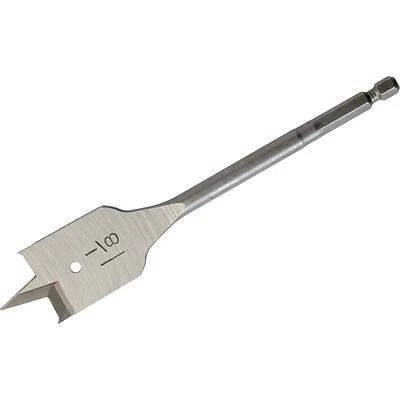 Milwaukee 48-27-1121 Wood Spade Drill Bit, 1-1/8 x 6 In., Hex Shank