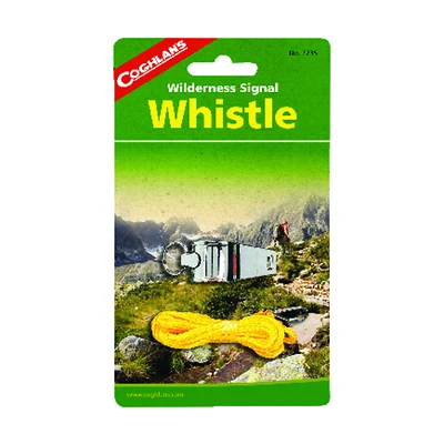 Coghlan's 7735 Camp Whistle with Lanyard, Nickel