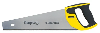 Stanley 20-526 Sharptooth Hand Saw, 15 In., 11 TPI