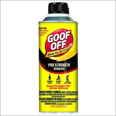 Goof Off FG653 Adhesive Remover, Liquid, 16 oz