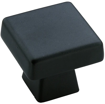 Amerock BP55271BBR Blackrock Square Cabinet Knob, Black Bronze, 1-3/16 In.