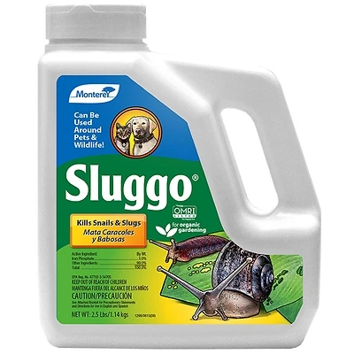 Monterey LG6500 Sluggo Slug & Snail Killer Bait, 2.5 Lbs.