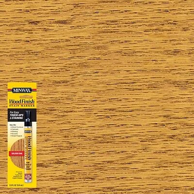 Minwax 63481000 Golden Oak Wood Finish Stain Marker, .33 Oz