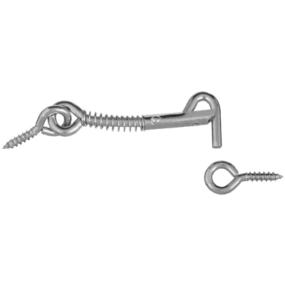 National Hardware N170-746 Hook and Eye, Steel Zinc, 2-1/2 In.