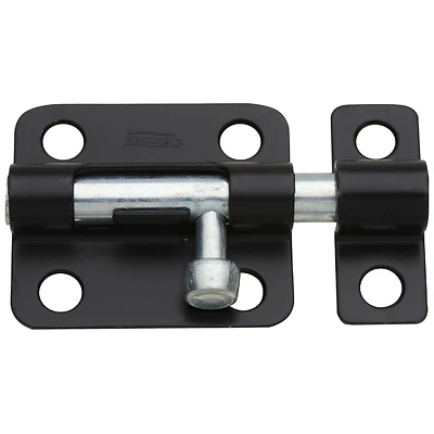 National Hardware N151-431 Barrel Bolt, Black, 2-1/2 In.