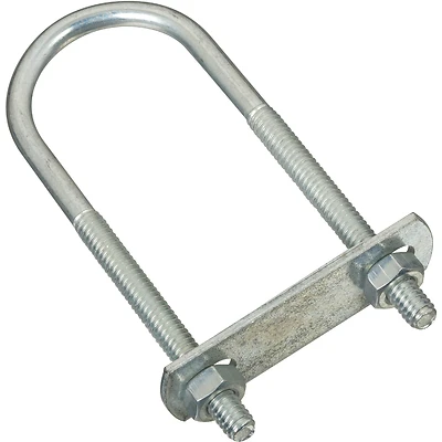 National Hardware N222-117 U-Bolt #146, Zinc, 1/4 x 1-3/8 x 4 In.