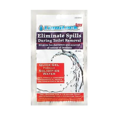 Oatey 31416 Toilet Water Removal Gel, .6 oz.