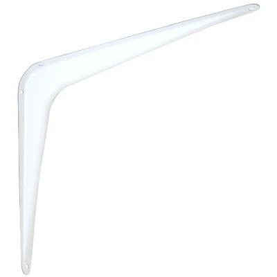 National Hardware N218-958 Steel Shelf Bracket, White, 10 x 12 In.